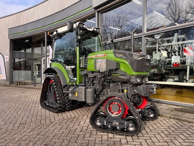 Hegro Tracks voor een Fendt smalspoor voor de fruitteelt